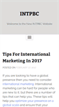 Mobile Screenshot of intpbc.org